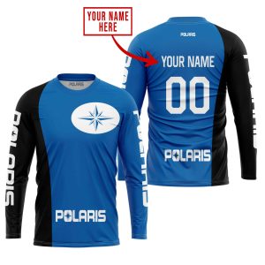 Custom name BraapGirls PREMIUM MX – CUSTOM NAME – POLARIS – BLUE Brands for motocross girls and dirt bike riders - Brands view 1