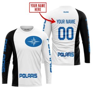 Custom name BraapGirls PREMIUM MX – CUSTOM NAME – POLARIS – WHITE Brands for motocross girls and dirt bike riders - Brands view 1