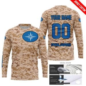 Custom name BraapGirls LIMITED EDITION PRODUCTS – US MARINE – POLARIS RACING V1 – CUSTOM NAME Brands for motocross girls and dirt bike riders - Brands view 1