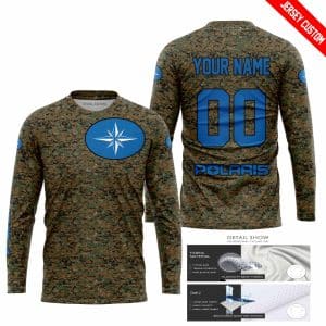 Custom name BraapGirls LIMITED EDITION PRODUCTS – US MARINE V1 – POLARIS RACING V1 – CUSTOM NAME Brands for motocross girls and dirt bike riders - Brands view 1