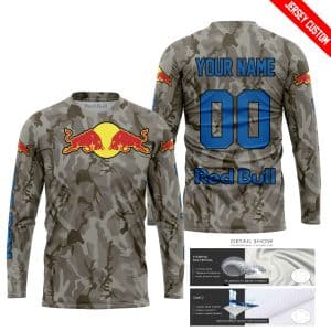 Custom name BraapGirls LIMITED EDITION PRODUCTS – US ARMY V2 – RED BULL RACING V1 – CUSTOM NAME Brands for motocross girls and dirt bike riders - Brands view 1
