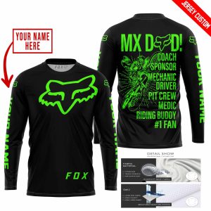 Custom name BraapGirls MX DAD – PERSONALISED GIFTS FOR CHILDREN & ADULTS – FOX RACING – GREEN BLACK Brands for motocross girls and dirt bike riders - Brands ...