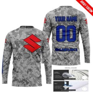 Custom name BraapGirls LIMITED EDITION PRODUCTS – US ARMY V1 – SUZUKI RACING V1 – CUSTOM NAME Brands for motocross girls and dirt bike riders - Brands view 1