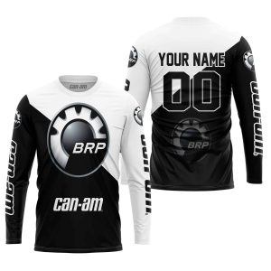 Custom name BraapGirls PREMIUM GIFT – CUSTOM NAME – CAN-AM – WHITE Brands for motocross girls and dirt bike riders - Brands view 2