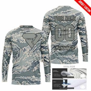 Custom name BraapGirls LIMITED EDITION PRODUCTS – US AIR PORCE – FXR RACING – CUSTOM NAME Brands for motocross girls and dirt bike riders - Brands view 1