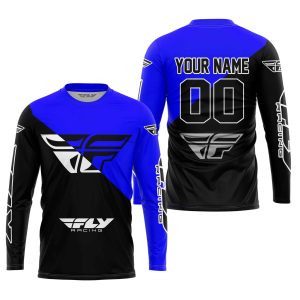 Custom name BraapGirls PREMIUM GIFT – CUSTOM NAME – FLY RACING – BLUE Brands for motocross girls and dirt bike riders - Brands view 2