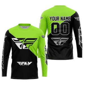 Custom name BraapGirls PREMIUM GIFT – CUSTOM NAME – FLY RACING – GREEN 1 Brands for motocross girls and dirt bike riders - Brands view 2