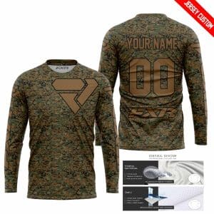 Custom name BraapGirls LIMITED EDITION PRODUCTS – US MARINE V1 – FXR RACING – CUSTOM NAME Brands for motocross girls and dirt bike riders - Brands view 1