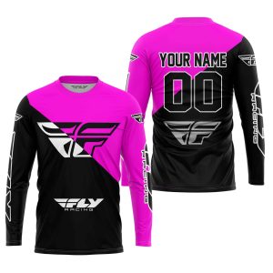 Custom name BraapGirls PREMIUM GIFT – CUSTOM NAME – FLY RACING – PINK Brands for motocross girls and dirt bike riders - Brands view 2