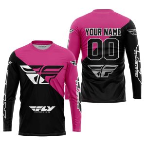 Custom name BraapGirls PREMIUM GIFT – CUSTOM NAME – FLY RACING – PINK 1 Brands for motocross girls and dirt bike riders - Brands view 2