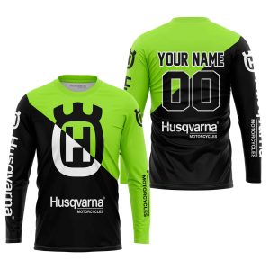 Custom name BraapGirls PREMIUM GIFT – CUSTOM NAME – HUSQVARNA – GREEN 1 Brands for motocross girls and dirt bike riders - Brands view 1