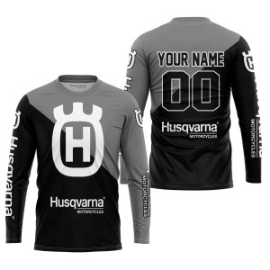 Custom name BraapGirls PREMIUM GIFT – CUSTOM NAME – HUSQVARNA – GREY Brands for motocross girls and dirt bike riders - Brands view 1