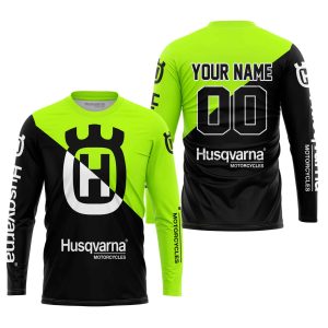 Custom name BraapGirls PREMIUM GIFT – CUSTOM NAME – HUSQVARNA – NEON Brands for motocross girls and dirt bike riders - Brands view 1