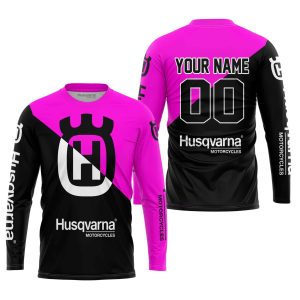 Custom name BraapGirls PREMIUM GIFT – CUSTOM NAME – HUSQVARNA – PINK Brands for motocross girls and dirt bike riders - Brands view 1