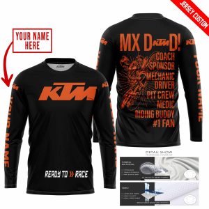 Custom name BraapGirls MX DAD – PERSONALISED GIFTS FOR CHILDREN & ADULTS – KTM – BLACK ORANGE Brands for motocross girls and dirt bike riders - Brands view 1