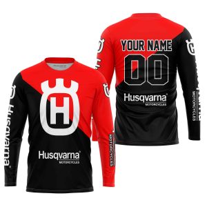 Custom name BraapGirls PREMIUM GIFT – CUSTOM NAME – HUSQVARNA – RED Brands for motocross girls and dirt bike riders - Brands view 1