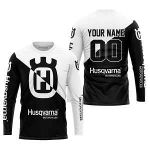 Custom name BraapGirls PREMIUM GIFT – CUSTOM NAME – HUSQVARNA – WHITE Brands for motocross girls and dirt bike riders - Brands view 2