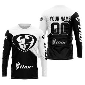 Custom name BraapGirls PREMIUM GIFT – CUSTOM NAME – THOR RACING – WHITE Brands for motocross girls and dirt bike riders - Brands view 1