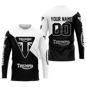 Custom name BraapGirls PREMIUM GIFT – CUSTOM NAME – TRIUMPH – WHITE Brands for motocross girls and dirt bike riders - Brands view 1