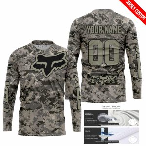 Custom name BraapGirls LIMITED EDITION PRODUCTS – US ARMY – FOX RACING – CUSTOM NAME Brands for motocross girls and dirt bike riders - Brands view 1
