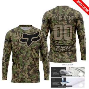 Custom name BraapGirls LIMITED EDITION PRODUCTS – US ARMY V3 – FOX RACING – CUSTOM NAME Brands for motocross girls and dirt bike riders - Brands view 1