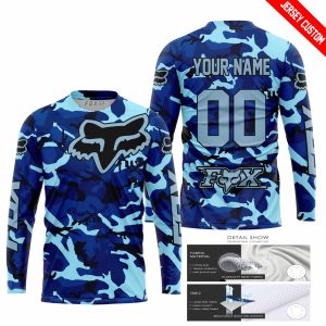 Custom name BraapGirls LIMITED EDITION PRODUCTS – US NAVY V1 – FOX RACING – CUSTOM NAME Brands for motocross girls and dirt bike riders - Brands view 1