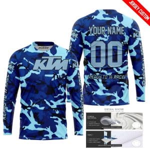 Custom name BraapGirls LIMITED EDITION PRODUCTS – US NAVY V1 – KTM RACING – CUSTOM NAME Brands for motocross girls and dirt bike riders - Brands view 1