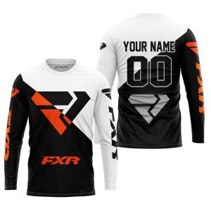 Custom name BraapGirls PREMIUM GIFT – CUSTOM NAME – FXR – WHITE Brands for motocross girls and dirt bike riders - Brands view 1