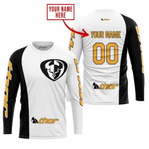 Custom name BraapGirls PREMIUM MX – CUSTOM NAME – THOR RACING – WHITE Brands for motocross girls and dirt bike riders - Brands view 3