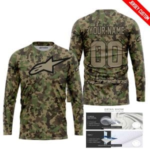 Custom name BraapGirls LIMITED EDITION PRODUCTS – US ARMY V3 – ALPINESTARS RACING – CUSTOM NAME Alpinestars for motocross girls and dirt bike riders - Alpine...