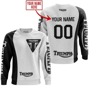 Custom name BraapGirls PREMIUM MX – CUSTOM NAME – TRIUMPH – WHITE Brands for motocross girls and dirt bike riders - Brands view 2