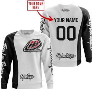 Custom name BraapGirls PREMIUM MX – CUSTOM NAME – TROY LEE DESIGNS – WHITE Brands for motocross girls and dirt bike riders - Brands view 2