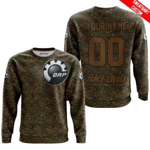 Custom name BraapGirls LIMITED EDITION PRODUCTS – US MARINE V1 – SKI DOO RACING – CUSTOM NAME Brands for motocross girls and dirt bike riders - Brands view 2