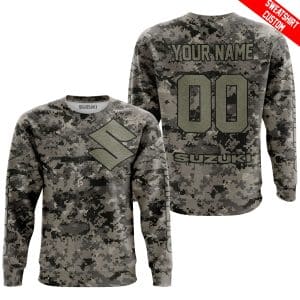 Custom name BraapGirls LIMITED EDITION PRODUCTS – US ARMY – SUZUKI RACING – CUSTOM NAME Brands for motocross girls and dirt bike riders - Brands view 2