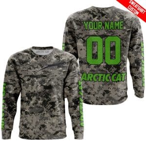Custom name BraapGirls LIMITED EDITION PRODUCTS – US ARMY – ARCTIC-CAT V1 – CUSTOM NAME Arctic Cat for motocross girls and dirt bike riders - Arctic Cat view 2