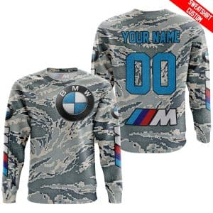Custom name BraapGirls LIMITED EDITION PRODUCTS – US AIR PORCE – BMW RACING V1 – CUSTOM NAME BMW for motocross girls and dirt bike riders - BMW view 2