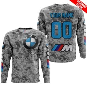 Custom name BraapGirls LIMITED EDITION PRODUCTS – US ARMY V1 – BMW RACING V1 – CUSTOM NAME BMW for motocross girls and dirt bike riders - BMW view 2