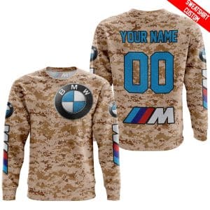 Custom name BraapGirls LIMITED EDITION PRODUCTS – US MARINE – BMW RACING V1 – CUSTOM NAME BMW for motocross girls and dirt bike riders - BMW view 2