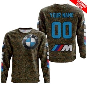 Custom name BraapGirls LIMITED EDITION PRODUCTS – US MARINE V1 – BMW RACING V1 – CUSTOM NAME BMW for motocross girls and dirt bike riders - BMW view 2