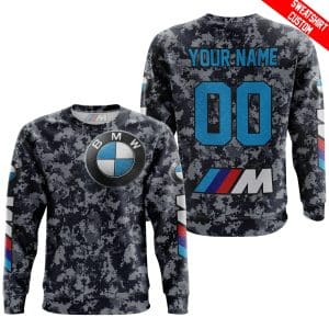 Custom name BraapGirls LIMITED EDITION PRODUCTS – US NAVY – BMW RACING V1 – CUSTOM NAME BMW for motocross girls and dirt bike riders - BMW view 2