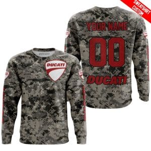 Custom name BraapGirls LIMITED EDITION PRODUCTS – US ARMY – DUCATI RACING V1 – CUSTOM NAME Brands for motocross girls and dirt bike riders - Brands view 2