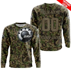 Custom name BraapGirls LIMITED EDITION PRODUCTS – US ARMY V3 – CAN AM RACING – CUSTOM NAME Brands for motocross girls and dirt bike riders - Brands view 2