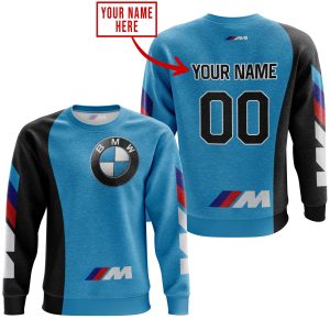 Custom name BraapGirls PREMIUM MX – CUSTOM NAME – BMW – SKY BLUE Brands for motocross girls and dirt bike riders - Brands view 2