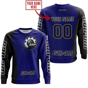 Custom name BraapGirls PREMIUM MX – CUSTOM NAME – CAN AM – NAVY Brands for motocross girls and dirt bike riders - Brands view 2
