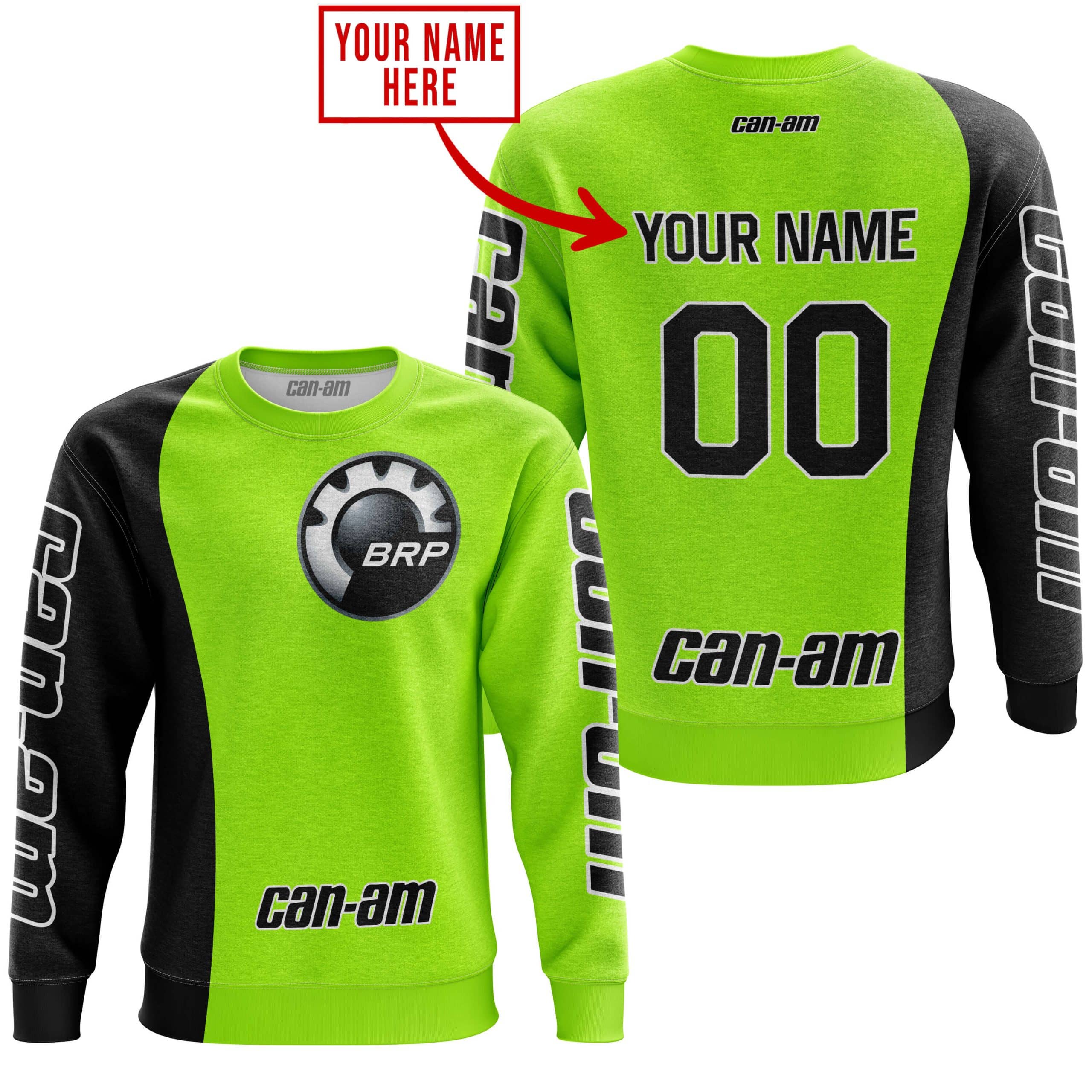 PREMIUM MX - CUSTOM NAME - CAN AM - NEON view 4