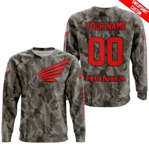 Custom name BraapGirls LIMITED EDITION PRODUCTS – US ARMY V2 – HONDA RACING V1 – CUSTOM NAME Brands for motocross girls and dirt bike riders - Brands view 2