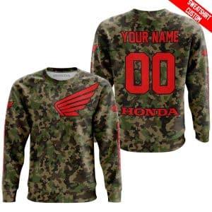 Custom name BraapGirls LIMITED EDITION PRODUCTS – US ARMY V3 – HONDA RACING V1 – CUSTOM NAME Brands for motocross girls and dirt bike riders - Brands view 2