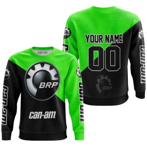 Custom name BraapGirls PREMIUM GIFT – CUSTOM NAME – CAN-AM – GREEN Brands for motocross girls and dirt bike riders - Brands view 2