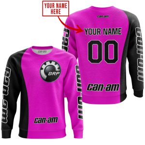 Custom name BraapGirls PREMIUM MX – CUSTOM NAME – CAN AM – PINK Brands for motocross girls and dirt bike riders - Brands view 2
