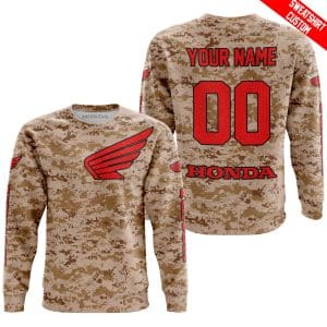 Custom name BraapGirls LIMITED EDITION PRODUCTS – US MARINE – HONDA RACING V1 – CUSTOM NAME Brands for motocross girls and dirt bike riders - Brands view 2